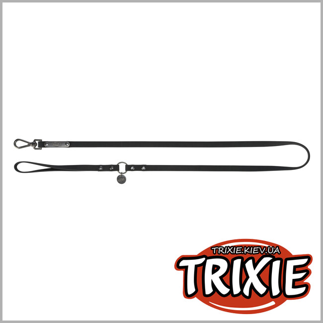 ТРИКСИ Украина - Поводок "CityStyle", ПВХ, L-XL: Trixie 1971101 1.00м/20мм, черный