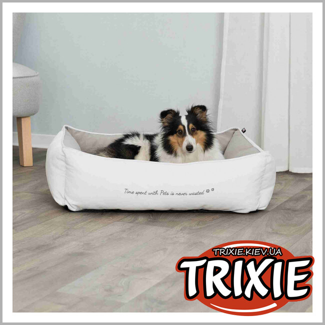 ТРИКСИ Украина - Лежак Pets Home Trixie (60*50 см  белый/серо-коричнев)