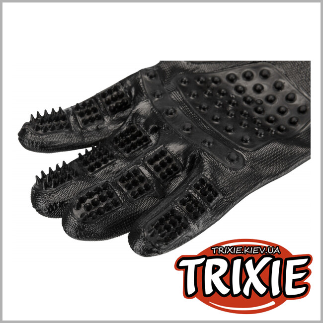 ТРИКСИ Украина - Перчатка д/ухода за мехом TRIXIE (нейлон/резина,16х23см, 1пара)