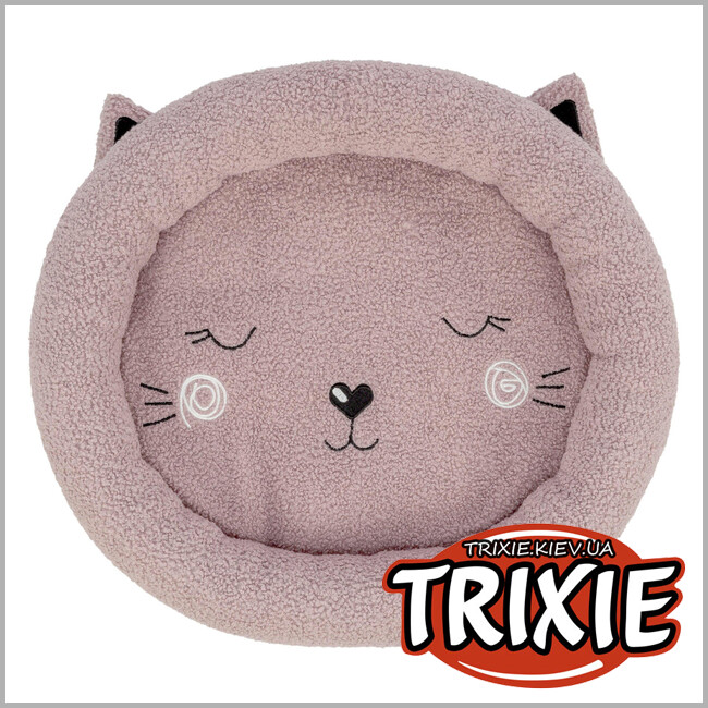 ТРИКСИ Украина - Лежак для животных Trixie 379001 Junior "Сat" 50х40см, сиреневый