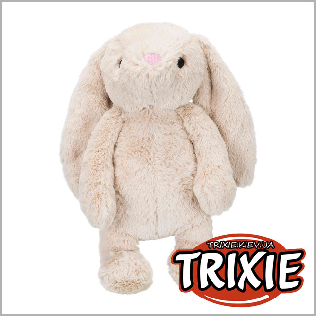 ТРІКСІ Україна - Плюшевий кролик Trixie Bunny (плюш із пищалкою 38 см)