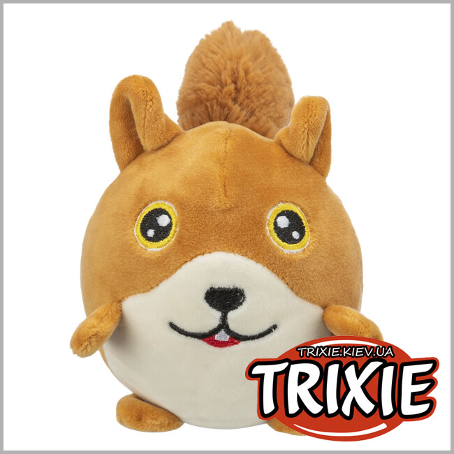 ТРИКСИ Украина - Игрушка Trixie 36020 для собак Белка с эффектом памяти полиэстер оранжевая 13см