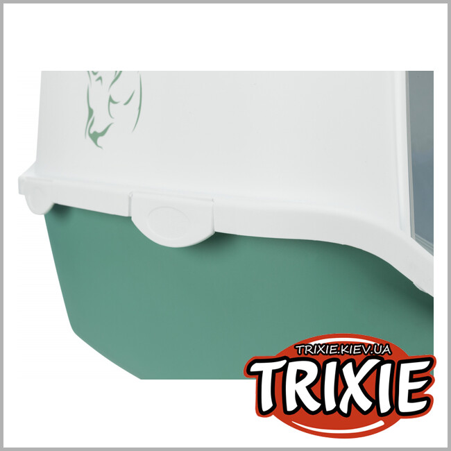 ТРІКСІ Україна - Туалет закритий Trixie Vico ( 40*40*56 см. зелений/білий. )