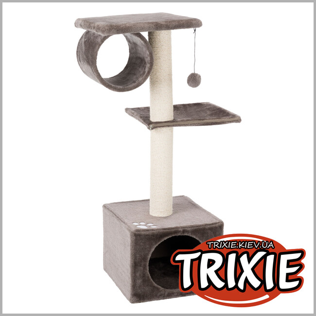 ТРИКСИ Украина - Домик-драпак для котов Trixie 43952 "San Fernando", 106см, платиновый
