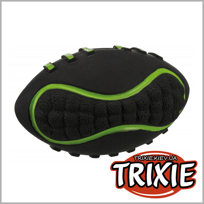 ТРИКСИ Украина - Мяч пищалка регби TRIXIE (латекс, 11 см)