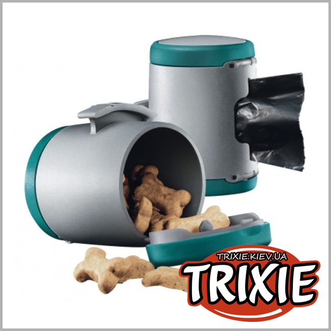 ТРИКСИ Украина - Мультибокс   для собак TRIXIE - FLEXI (Цвет: бирюзовый)