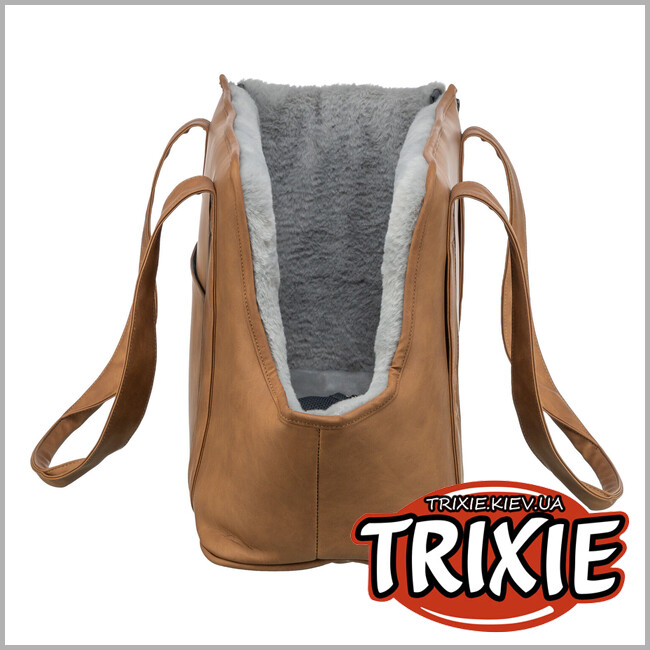 ТРИКСИ Украина - Сумка-переноска для собак Trixie 28848 "Evelyn", 40х30х20см, коричневый/серый