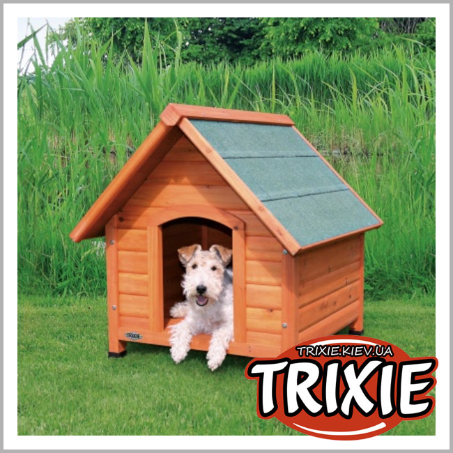 ТРИКСИ Украина - Будка для крупных собак TRIXIE - Natura (Размер: 71x77x76cм)