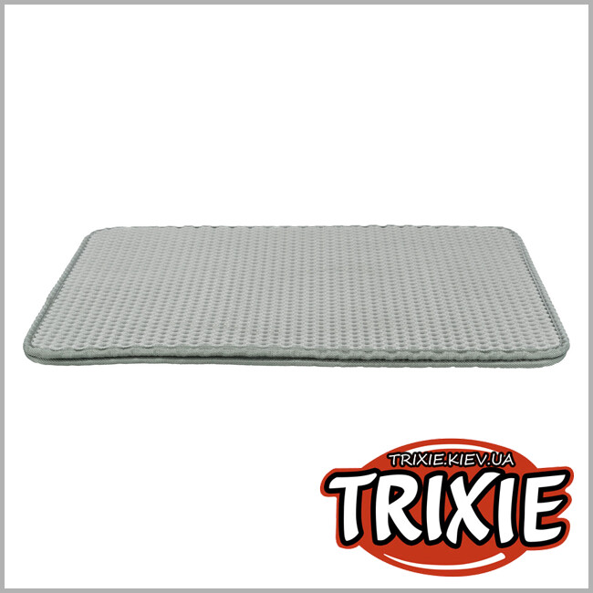 ТРИКСИ Украина - Коврик под туалет Trixie 40365 для кота (ЕВА), 40х70см, серый