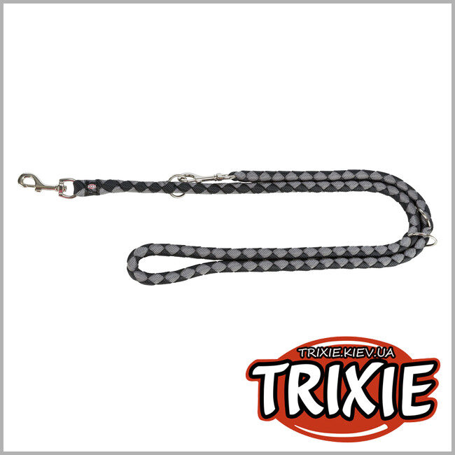 ТРИКСИ Украина - Справка Trixie 143620 "Cavo" регулируемый L–XL 2,00 м х 18 мм черный-графит
