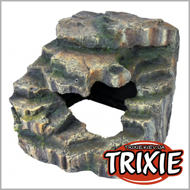 ТРІКСІ Україна - Кутова печера для тераруруму TRIXIE (Розмір: 19х17х17cm)