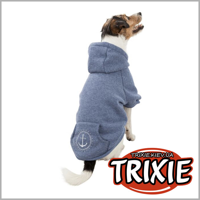 ТРИКСИ Украина - Пуловер для собаки BE NORDIC Hoodie Flensburg TRIXIE (34 cm)