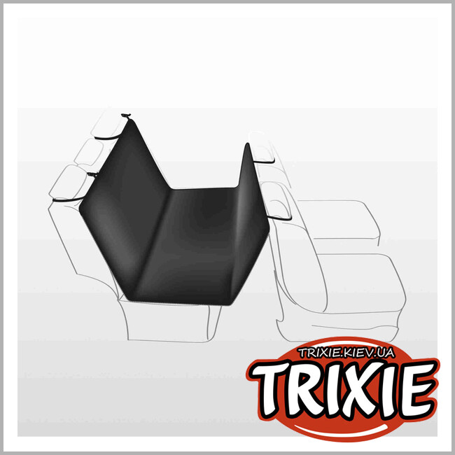 ТРИКСИ Украина - Защитный чехол для животных Trixie 13472 для сиденья черный полиэстер 145х160 см