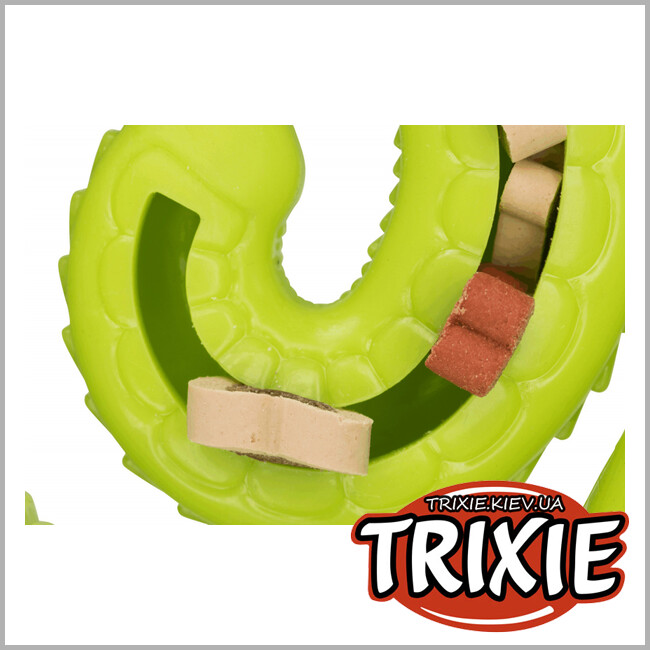 ТРИКСИ Украина - Змея для медленной еды Trixie Snack Snake (TRP резина со звуком 18 см)