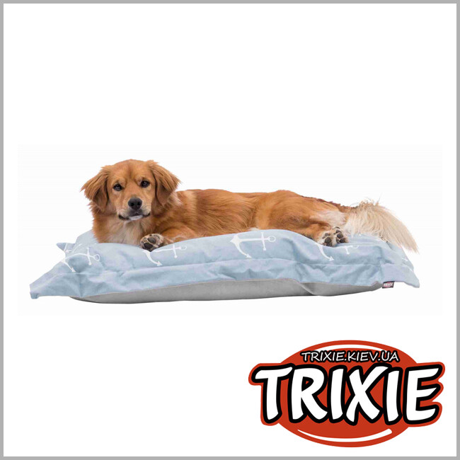 ТРИКСИ Украина - Подушка TRIXIE - Anchor (70х55 см, светло-синий/серый)