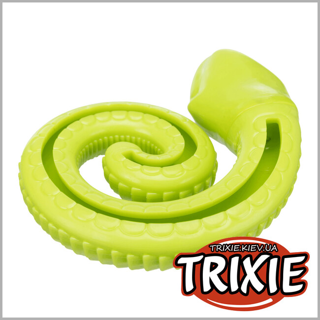 ТРИКСИ Украина - Змея для медленной еды Trixie Snack Snake (TRP резина со звуком 18 см)