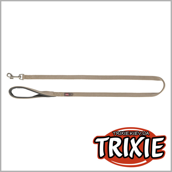 ТРИКСИ Украина - Поводок для собак Trixie 200336 "Premium", L-XL: 1.00м/25мм, песок