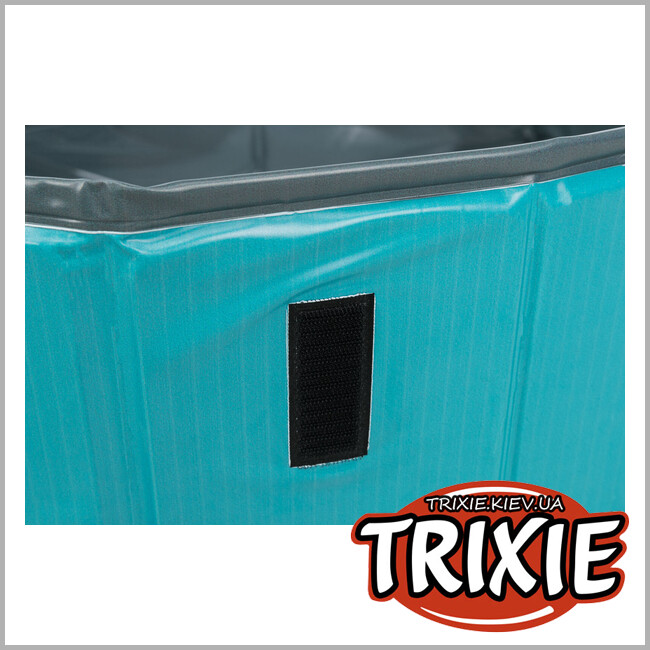 ТРИКСИ Украина - Бассейн для собак, Trixie 39482 120х30см, петроль/серый
