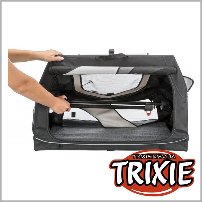 ТРИКСИ Украина - Транспортировочный бокс для собак TRIXIE Vario 40 (металлический каркас 91*58*61см)