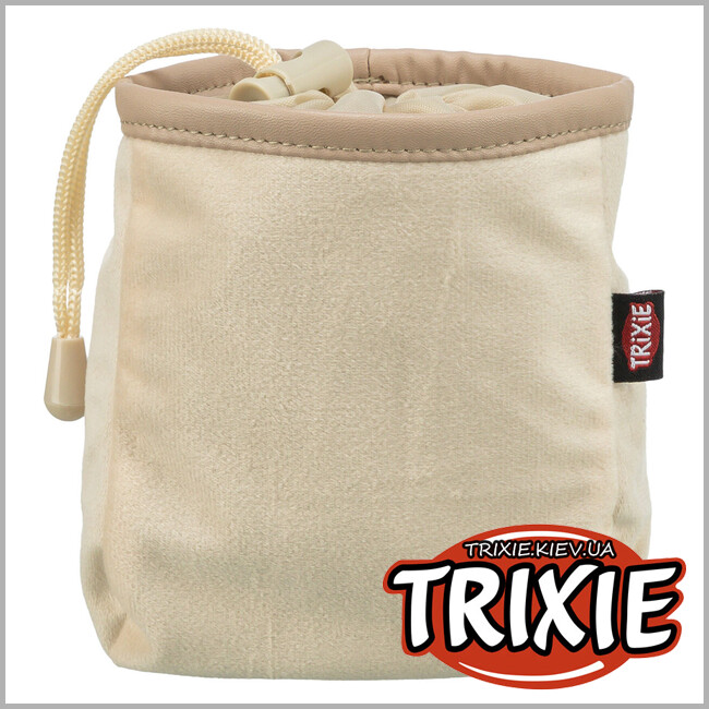 ТРИКСИ Украина - Сумка для лакомства Trixie 32288 (замша) на пояс с клипсой, 9х14см