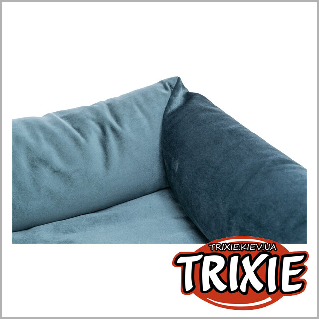ТРИКСИ Украина - Лежак для собак Trixie 37725 "Malia", 80х65см, сине-серый