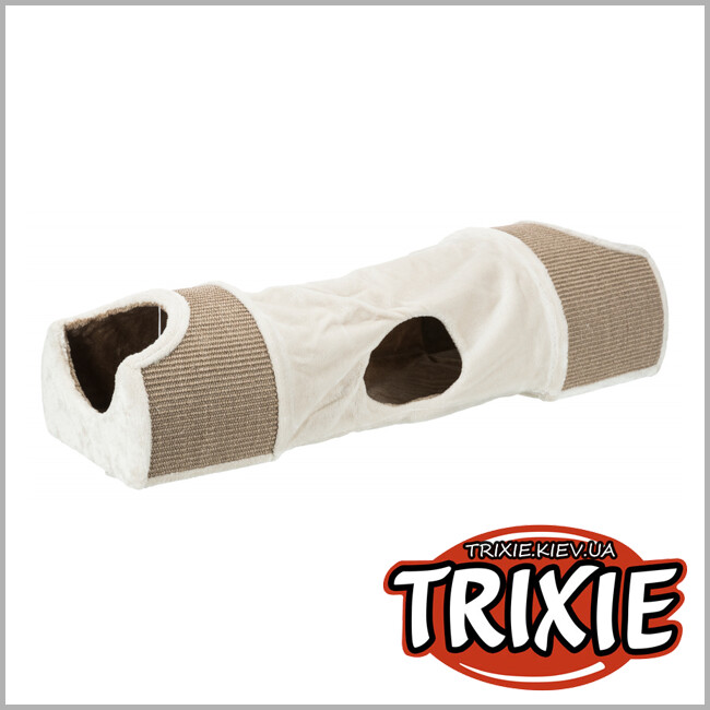 ТРИКСИ Украина - Домик тоннель  Trixie Scratching Tunnel (плюш 30*38*110cm)