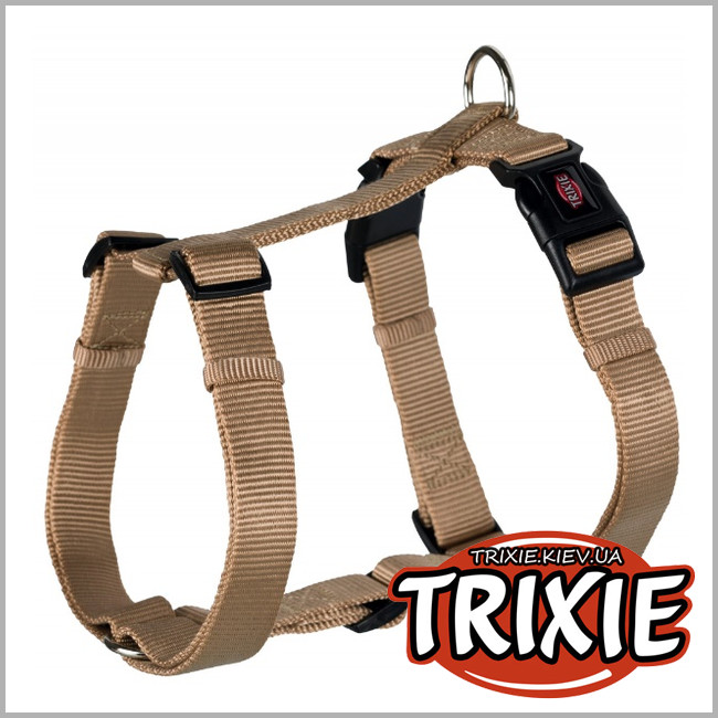 ТРІКСІ Україна - Шлей для собак TRIXIE Premium (Розмір: 20–30 cм/10мм, Колір: беж)