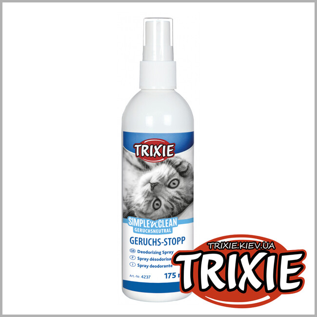 ТРИКСИ Украина - Спрей против запахов Trixie Simple &amp;amp; Clean Deodorising Spray (175ml)