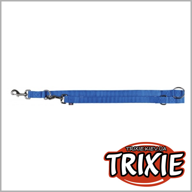 ТРИКСИ Украина - Поводок для собак TRIXIE - Premium (Размер:2м/15мм, Цвет:голуб, нейлон)
