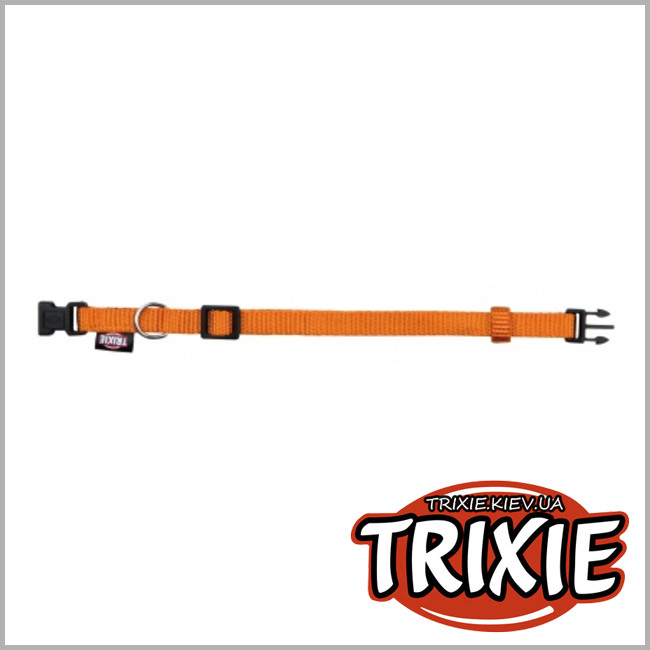ТРИКСИ Украина - Ошейник для собак TRIXIE - Premium(Размер:22-35см/10мм, Цвет: оранжевый)