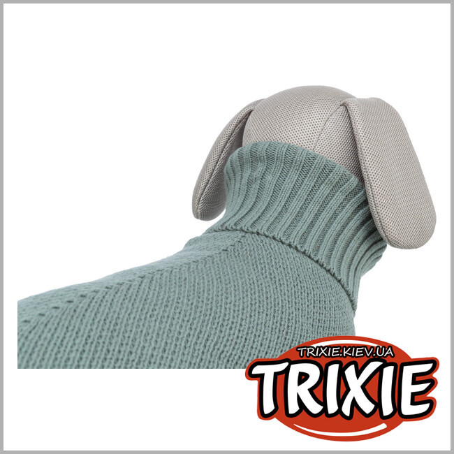 ТРИКСИ Украина - CityStyle пуловер Trixie 680190 "Berlin", ХL: 70см, шалфей