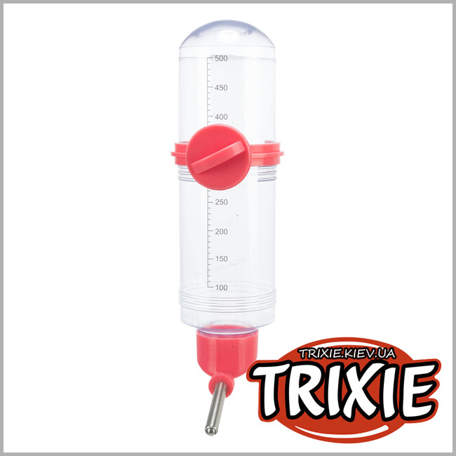 ТРИКСИ Украина - Поилка для грызунов Trixie Plastic Water Bottle (Обьем: 500мл)