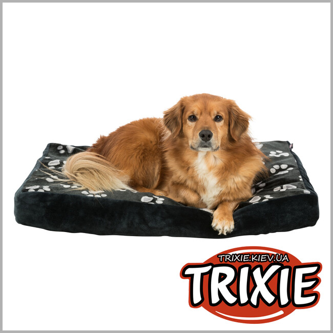 ТРИКСИ Украина - Лежак для собак Trixie Jimmy (черный, 80*55 cm)