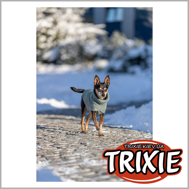ТРИКСИ Украина - CityStyle пуловер Trixie 680183 "Berlin",S: 33см,шалфей