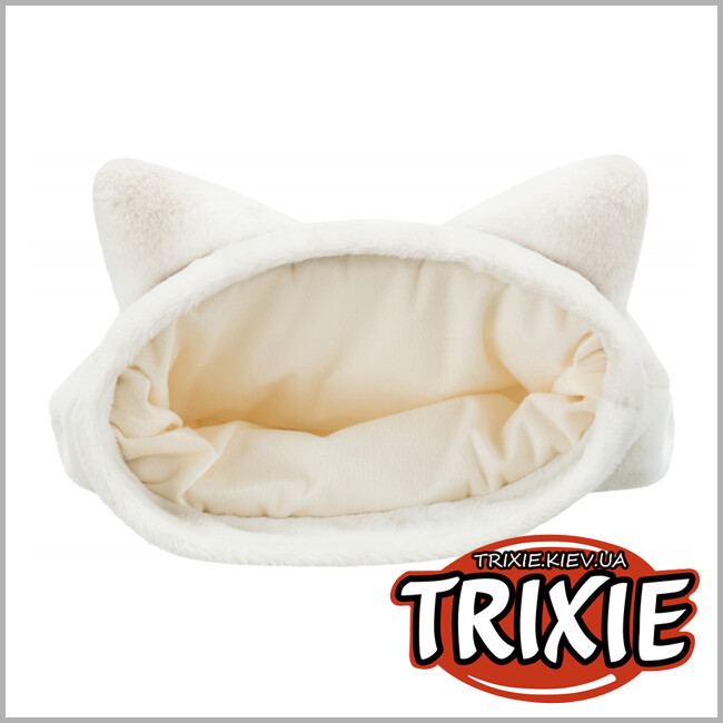 ТРИКСИ Украина - Лежак-пещера Nelli-TRIXIE (34х23х55см, белый/серо-коричневый)
