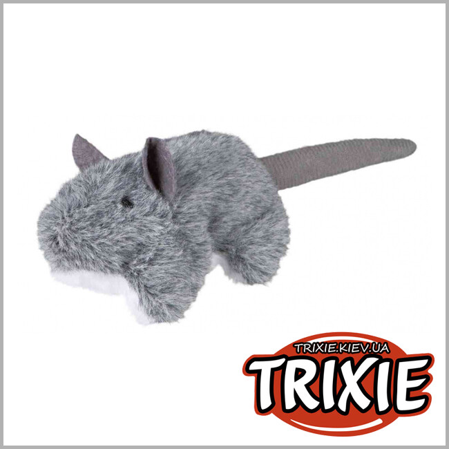 ТРІКСІ Україна - Мишка плюш з кетніпом TRIXIE (8см)
