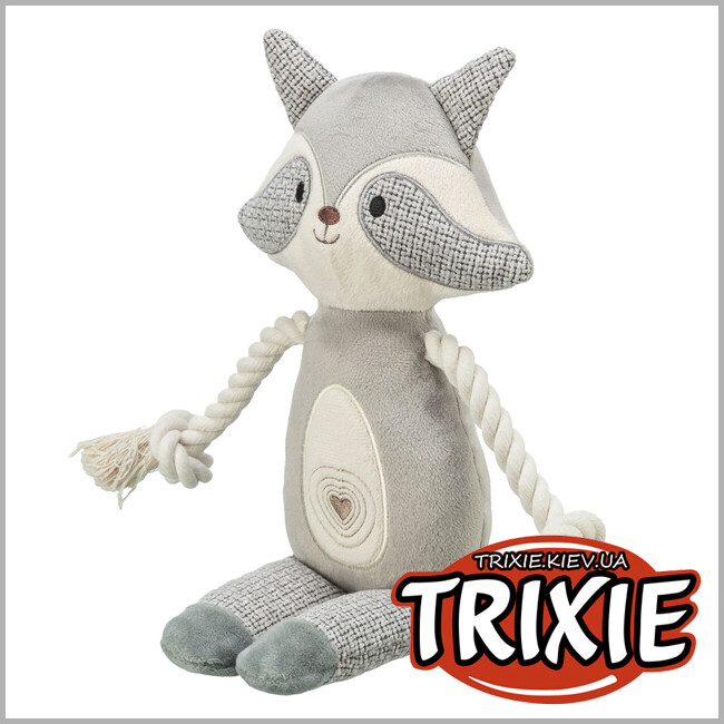 ТРИКСИ Украина - Енот игрушка для животных Trixie (плюш/ткань), 33см