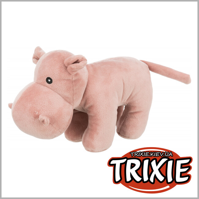 ТРИКСИ Украина - Бегемот игрушка со звуком  для собак Бегемот Trixie (со звуком / плюш 25 см )