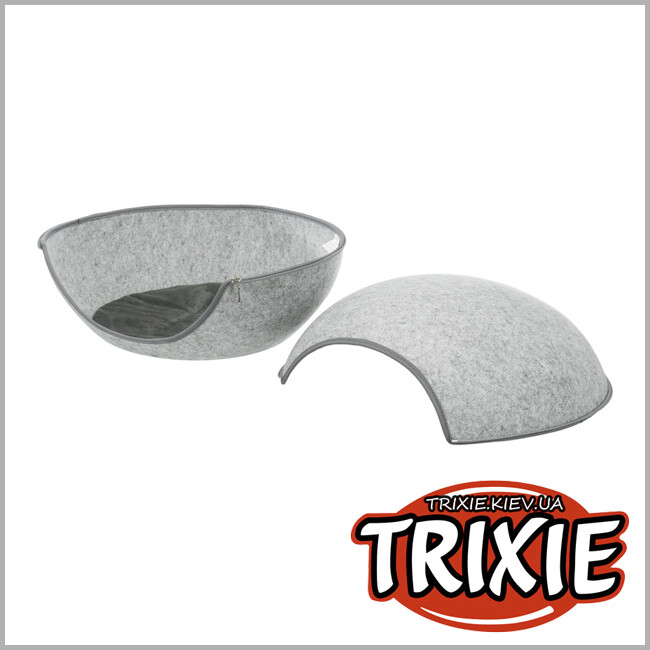 ТРИКСИ Украина - Открывающийся лежак пещера Trixie Luna Cave ( 2в1 с молнией 40*24*46 cм)