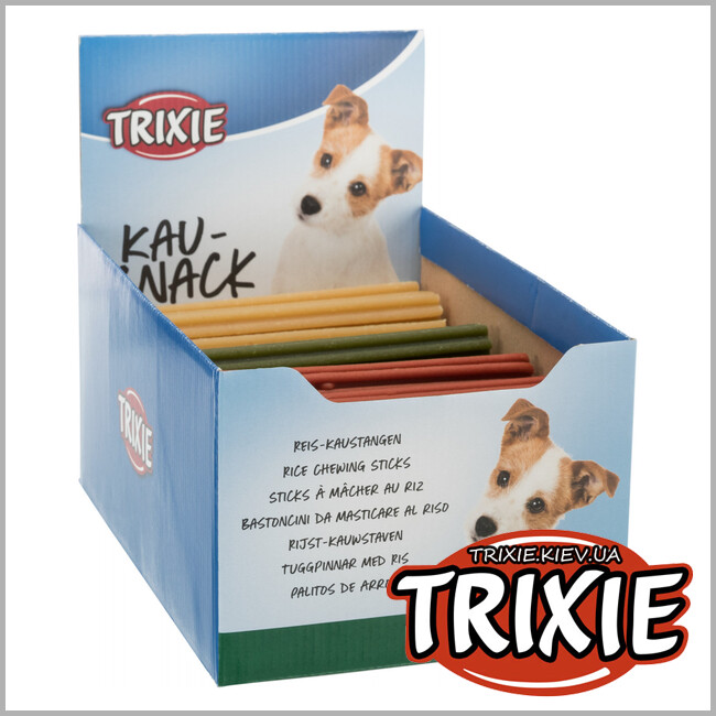 ТРІКСІ Україна - Рисові палички для собак TRIXIE (Розмір: 17см, Вага: 45гр, 7 шт *1уп)