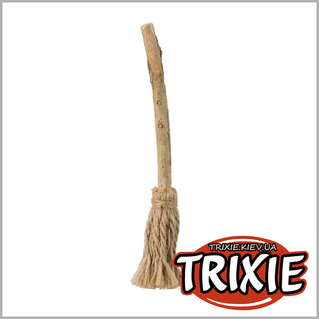 ТРІКСІ Україна - Для зубів Мітла з пензликом Trixie Matatabi Broom (мататабі 16 см)