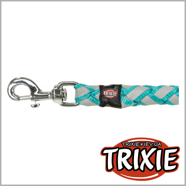ТРІКСІ Україна - Повідець-перестібка Cavo-TRIXIE світловідбивна (S-M: 2.00м/12мм, океан)