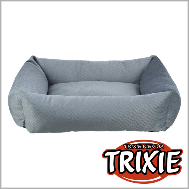 ТРИКСИ Украина - Лежак для собак Trixie 37791 "Alena", 80х60см, сине-серый
