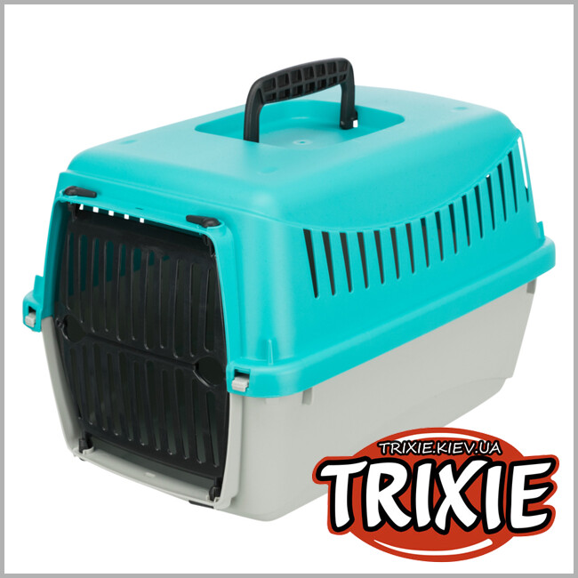 ТРИКСИ Украина - XSS Переноска TRIXIE Capri XSS ( 26*25*39 cm антрацит/зеленый  )