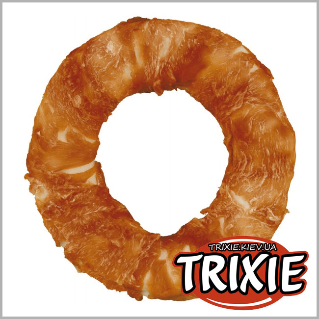 ТРІКСІ Україна - Кільце жувальне для собак TRIXIE - Denta Fun (курка 20см/225гр*1шт)