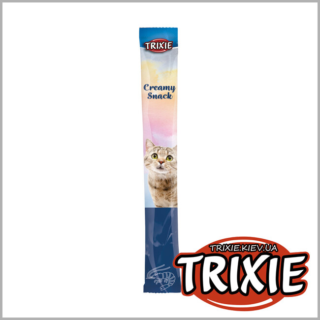 ТРИКСИ Украина - Лакомство для кошек с креветкой Trixie 42682 Creamy Snack Shrimp 5х14г