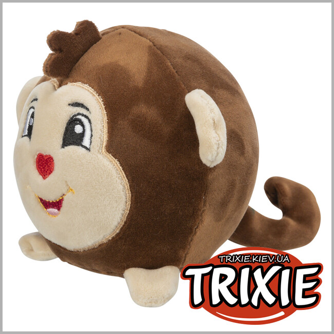 ТРИКСИ Украина - Игрушка Trixie 36022 для собак Обезьяна с эффектом памяти полиэстер кричневая 11см