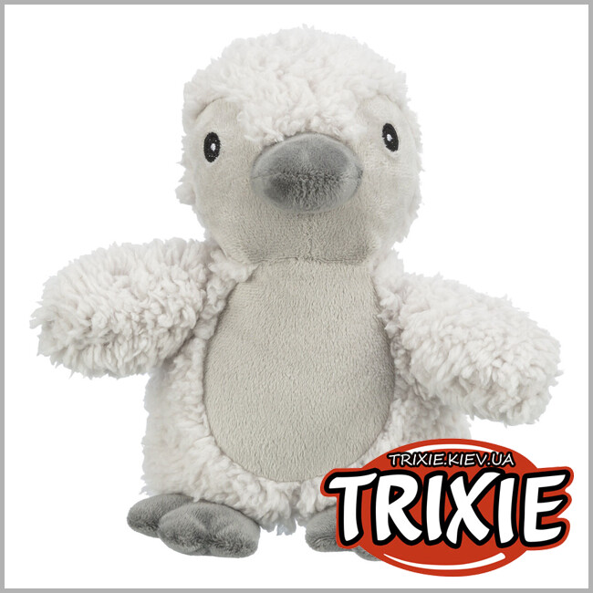 ТРИКСИ Украина - Игрушка Trixie 34820 Пингвин полиэстер белый 24см