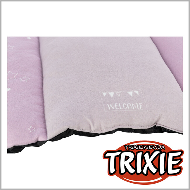 ТРИКСИ Украина - Junior Trixie 38247 лежак "Patchwork", 68х62см, мятный/светло-сиреневый/розовый