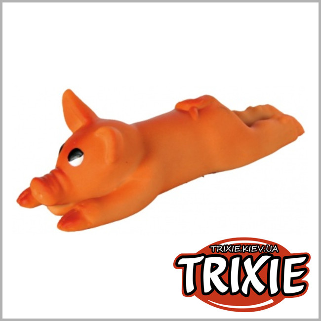 ТРИКСИ Украина - Пищалка игрушка для собак TRIXIE Поросенок (латекс 13см)